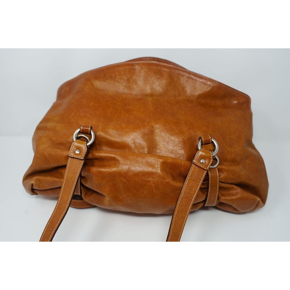 Brown leather purse vintage iimma or timma shoulder bag